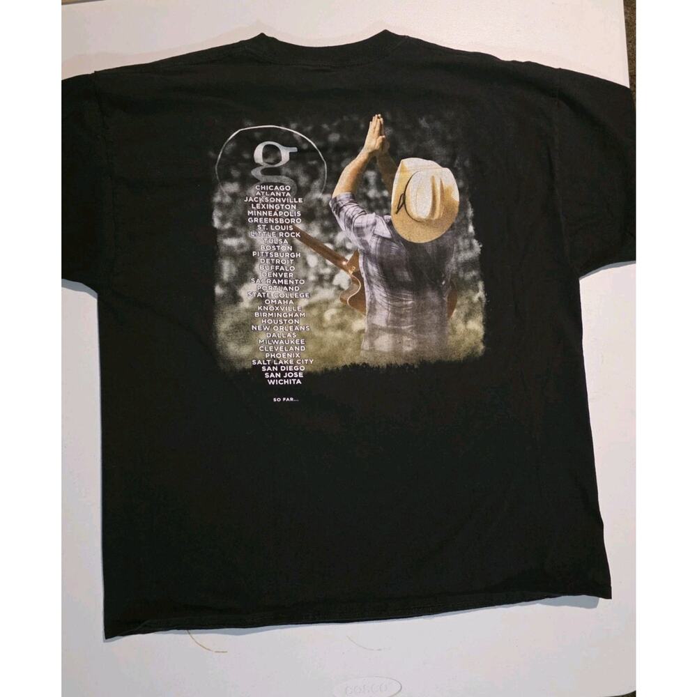 Hanes Men's Black Garth Brooks 2014-15 World Tour T-Shirt - Size XL - Picture 5 of 5